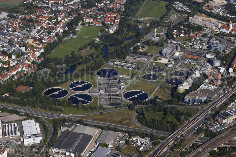 Luftaufnahme Kläranlage Nürnberg in Nürnberg | Mittelfranken, Bayern