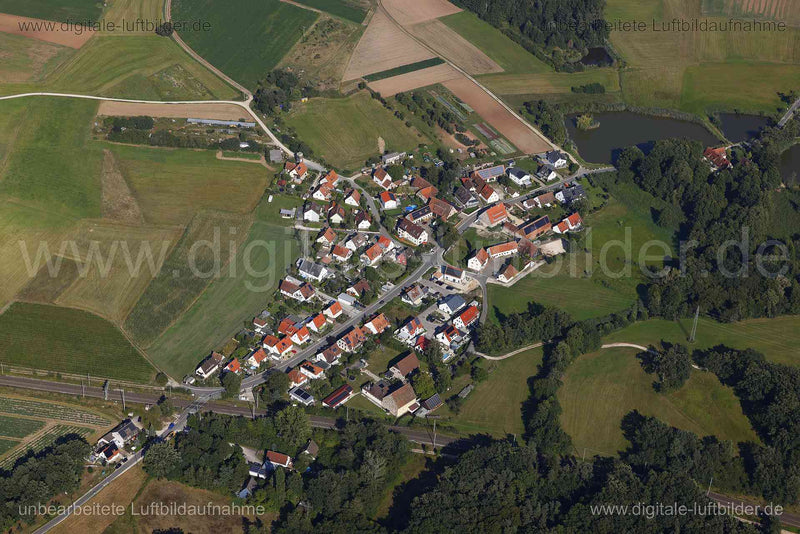 Luftaufnahme Kleingründlach in Nürnberg | Mittelfranken, Bayern