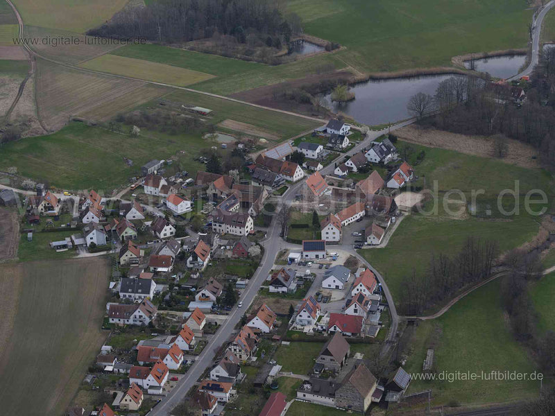 Luftaufnahme Kleingründlach in Nürnberg | Mittelfranken, Bayern