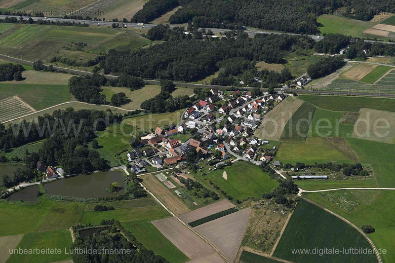 Luftaufnahme Kleingründlach in Nürnberg | Mittelfranken, Bayern