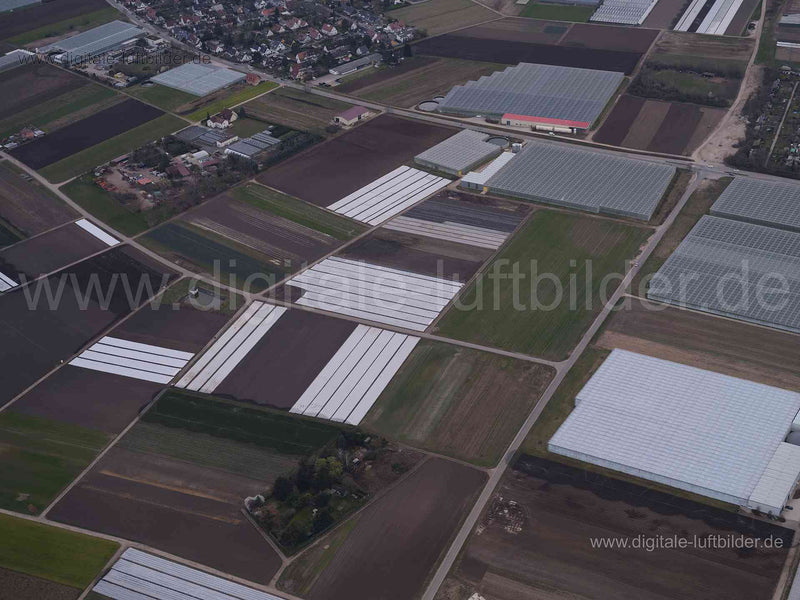 Luftaufnahme Knoblauchsland in Nürnberg | Mittelfranken, Bayern