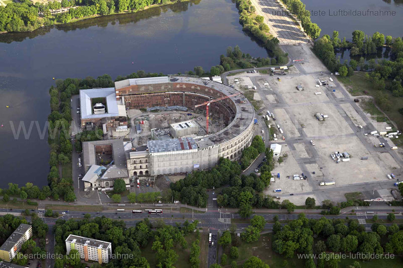 Luftaufnahme Kongresshalle in Nürnberg | Mittelfranken, Bayern
