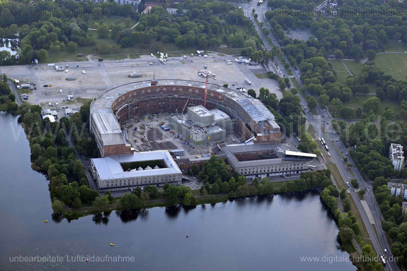 Luftaufnahme Kongresshalle in Nürnberg | Mittelfranken, Bayern