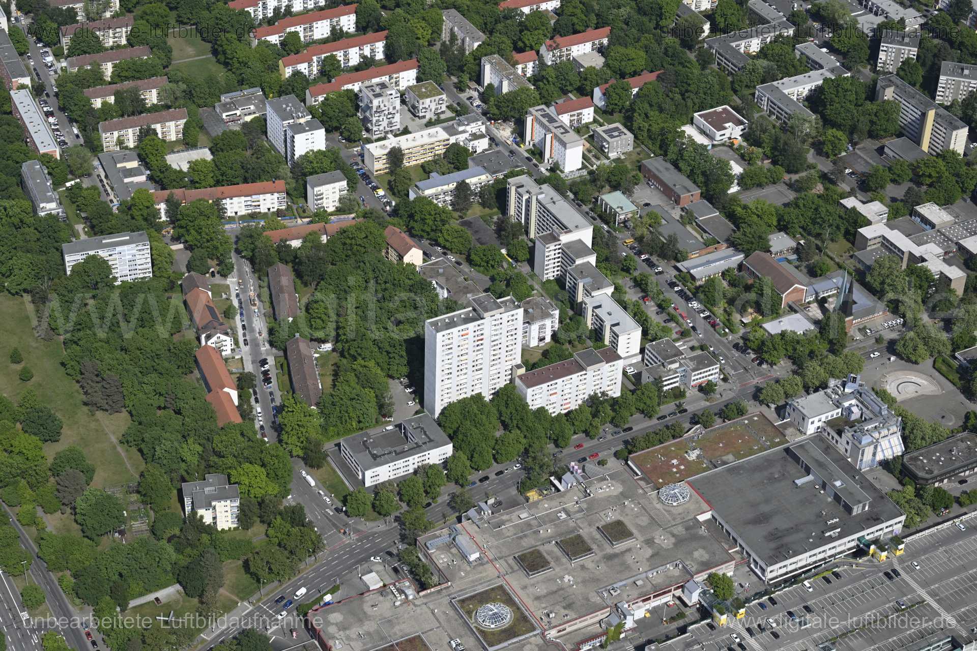 Luftaufnahme Langwasser in Nürnberg | Mittelfranken, Bayern
