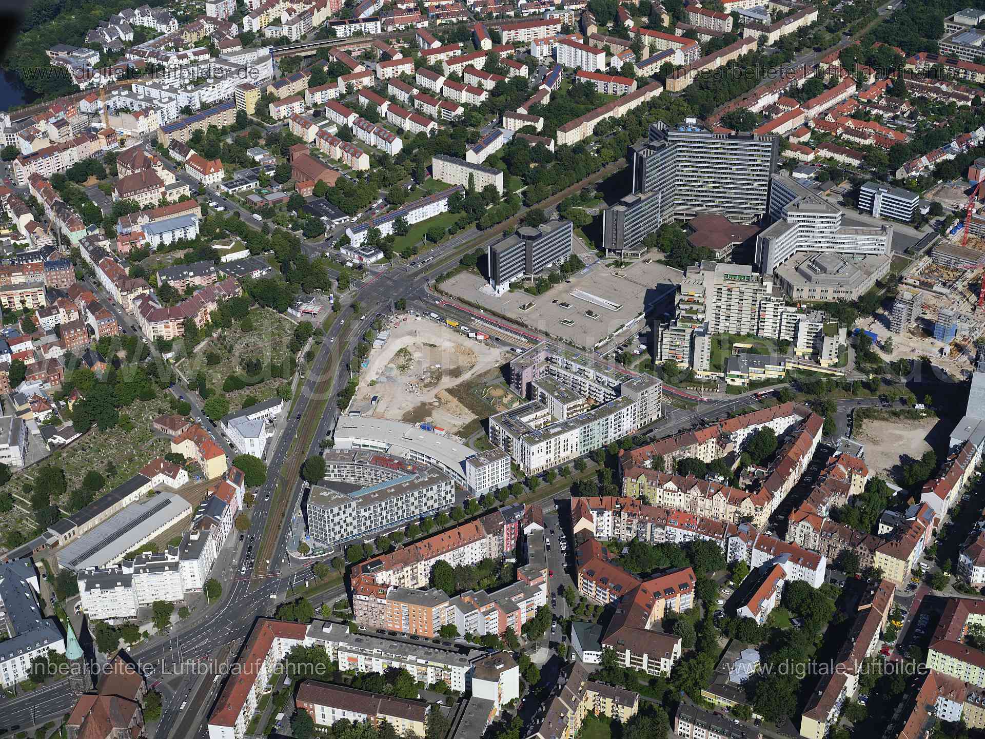 Luftaufnahme Luitpoldviertel in Nürnberg | Mittelfranken, Bayern