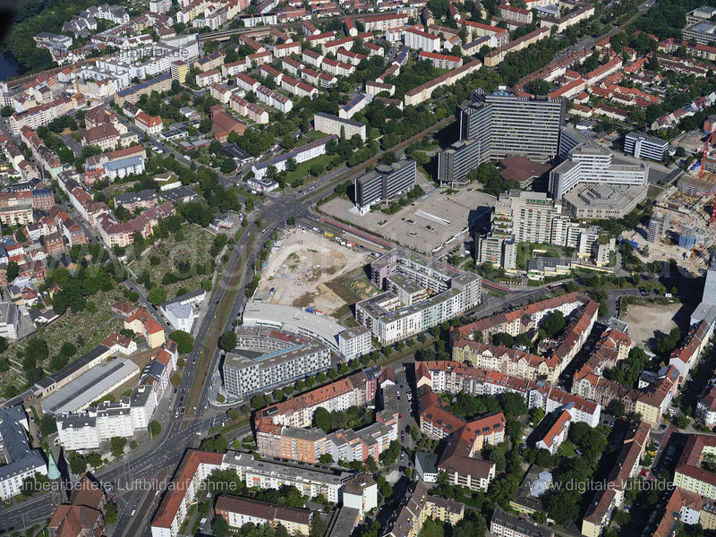 Luftaufnahme Luitpoldviertel in Nürnberg | Mittelfranken, Bayern