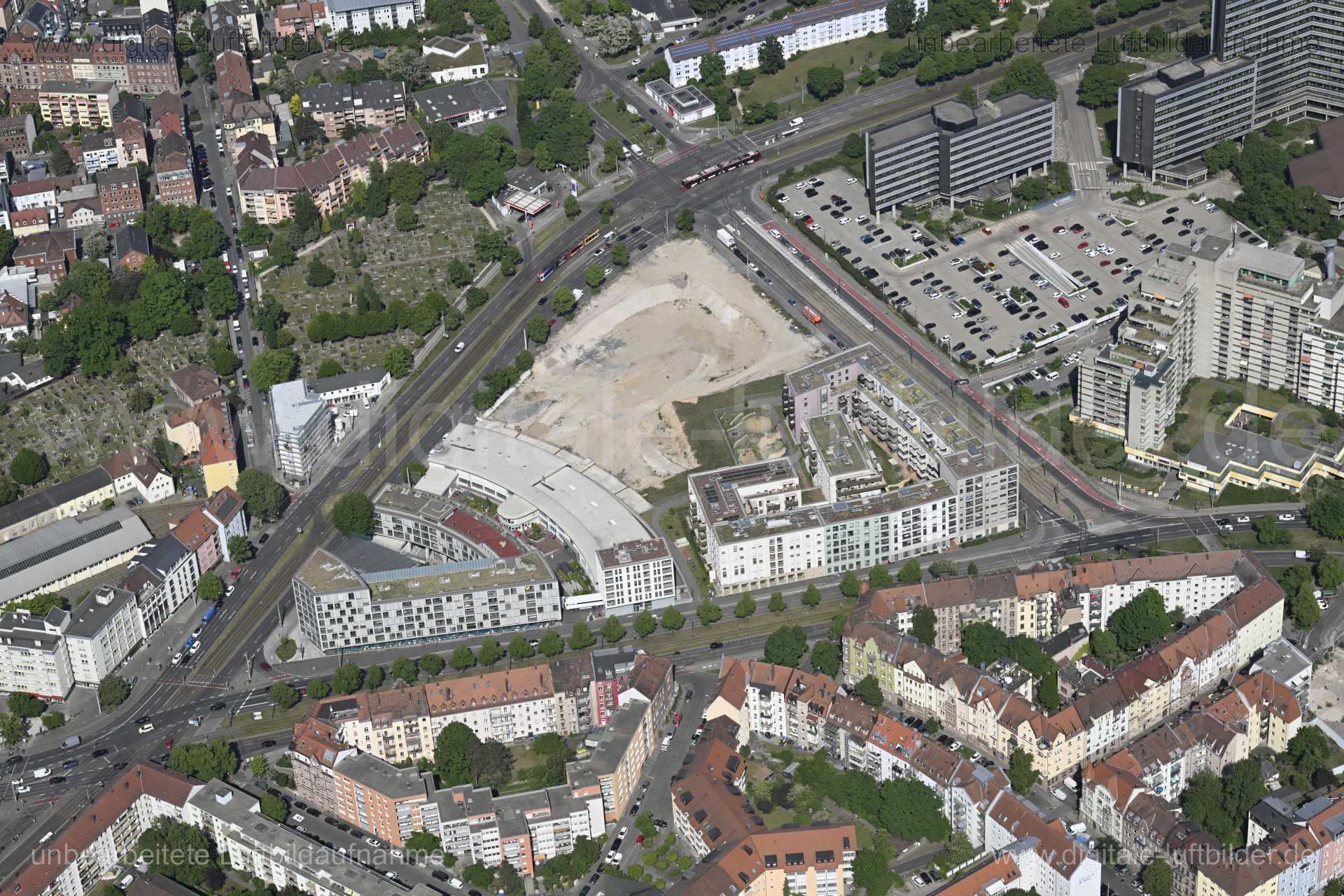 Luftaufnahme Luitpoldviertel in Nürnberg | Mittelfranken, Bayern