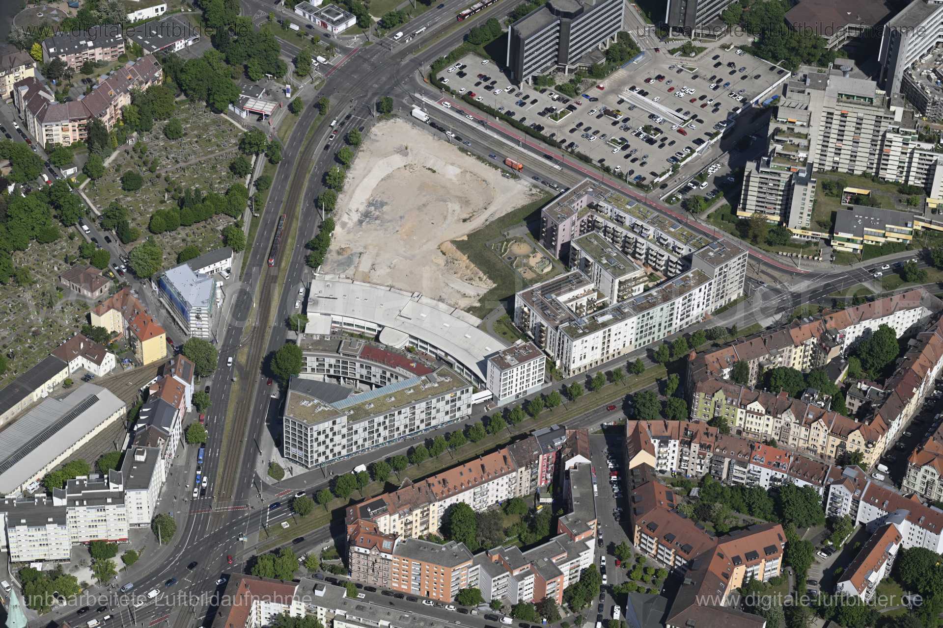 Luftaufnahme Luitpoldviertel in Nürnberg | Mittelfranken, Bayern