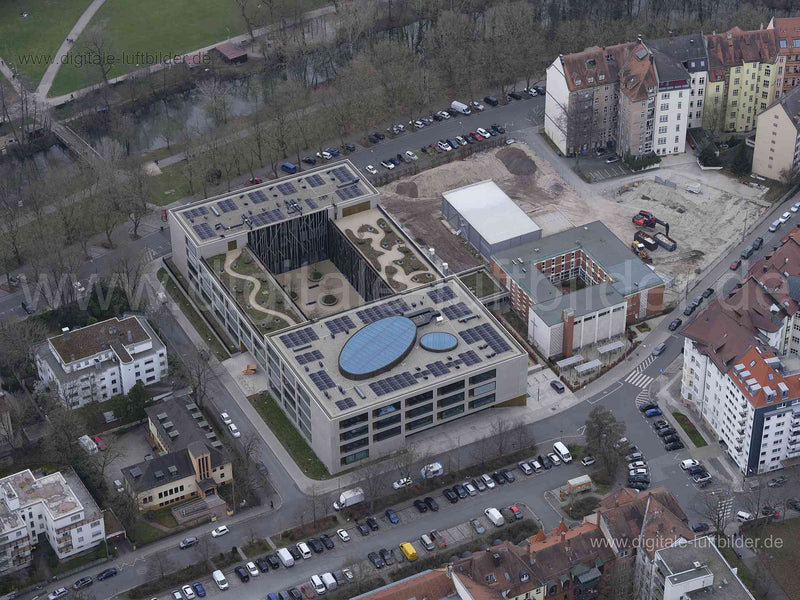 Luftaufnahme Maria-Ward-Schule in Nürnberg | Mittelfranken, Bayern