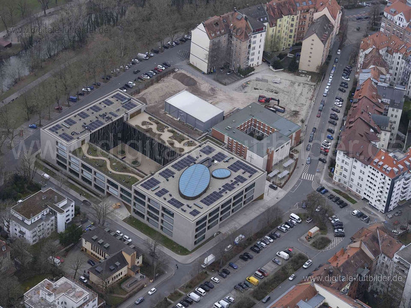 Luftaufnahme Maria-Ward-Schule in Nürnberg | Mittelfranken, Bayern