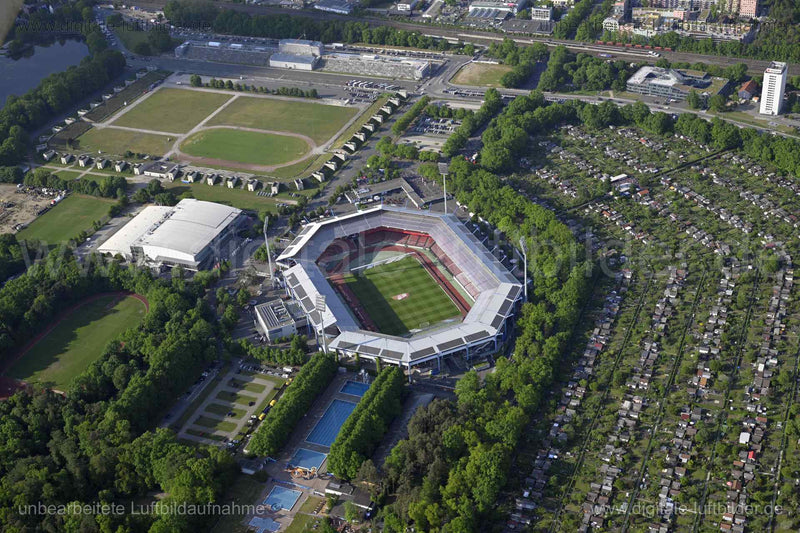 Luftaufnahme Max-Morlock-Stadion in Nürnberg | Mittelfranken, Bayern