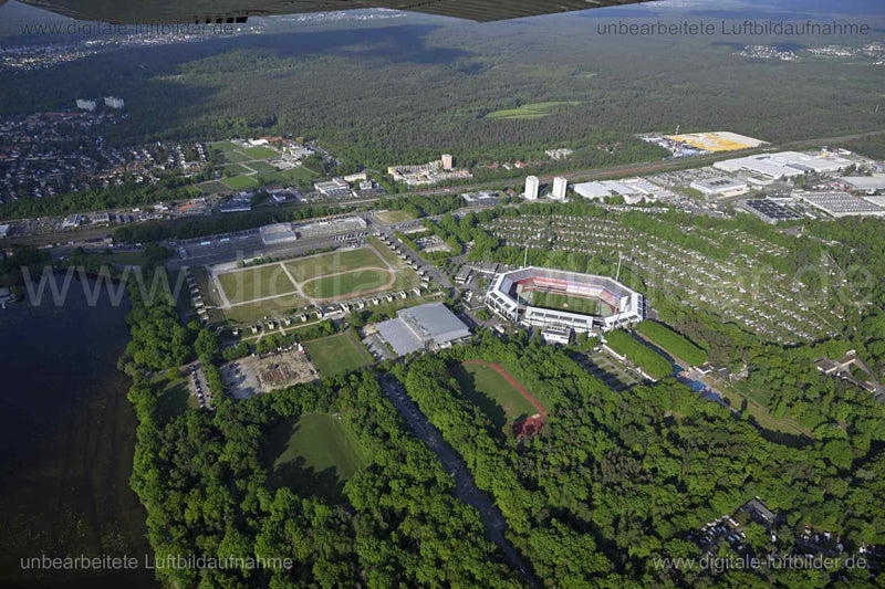 Luftaufnahme Max-Morlock-Stadion in Nürnberg | Mittelfranken, Bayern