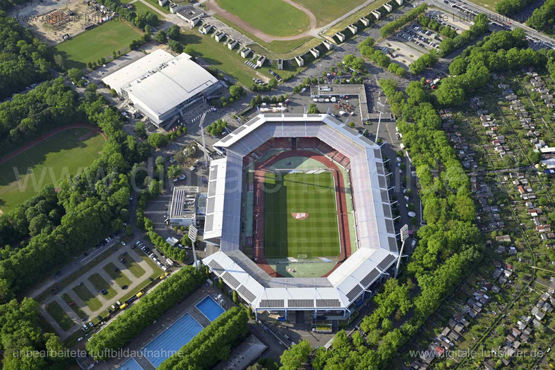 Luftaufnahme Max-Morlock-Stadion in Nürnberg | Mittelfranken, Bayern