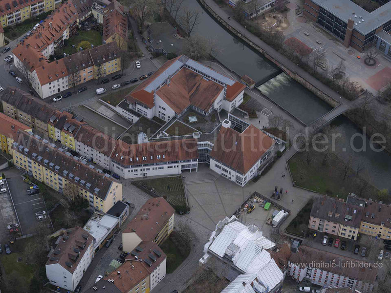 Luftaufnahme Mensa in Nürnberg | Mittelfranken, Bayern