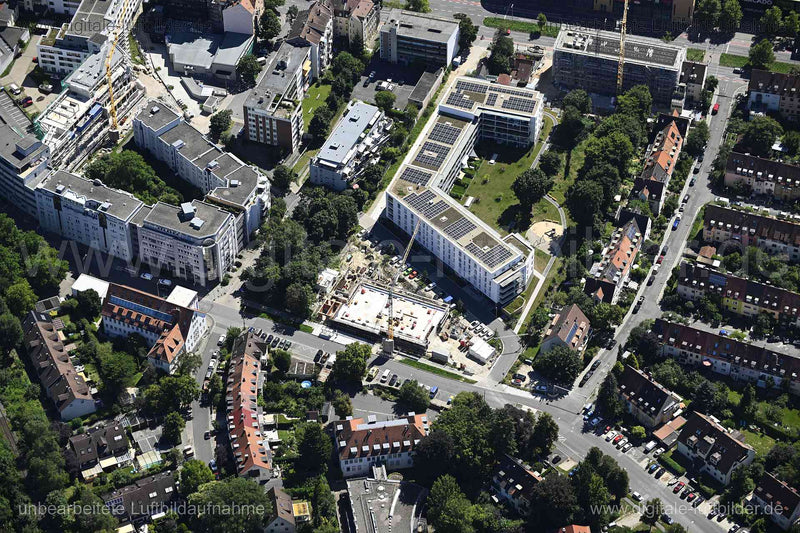 Luftaufnahme Merianstraße in Nürnberg | Mittelfranken, Bayern