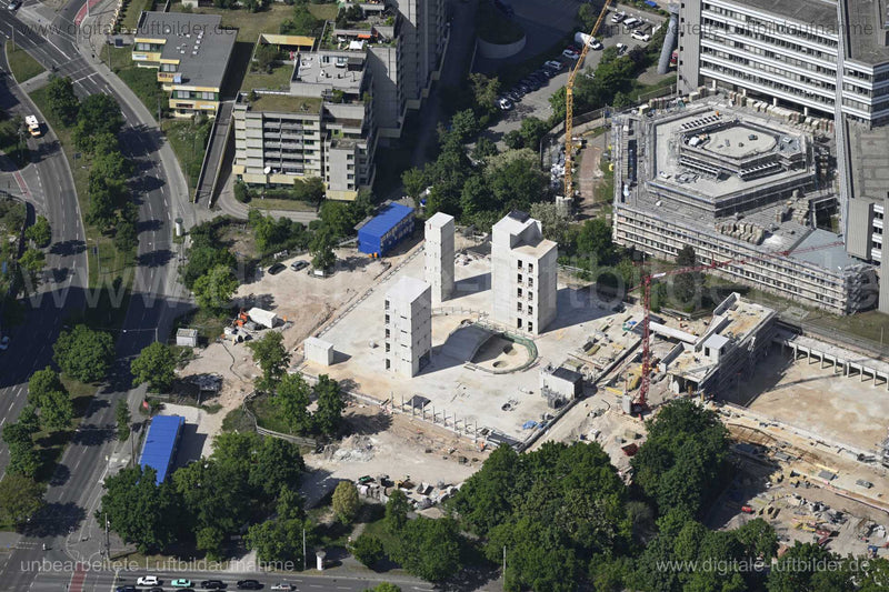 Luftaufnahme Neubau Martin-Behaim-Gymnasium in Nürnberg | Mittelfranken, Bayern