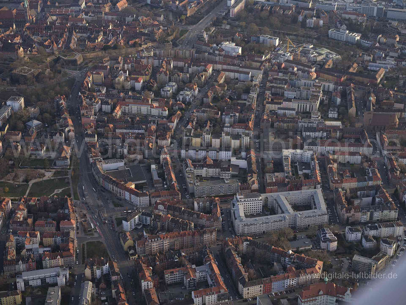 Luftaufnahme Nordstadt in Nürnberg | Mittelfranken, Bayern