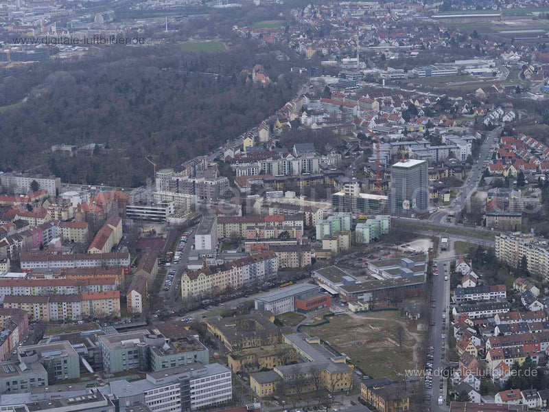 Luftaufnahme Nordwestring in Nürnberg | Mittelfranken, Bayern