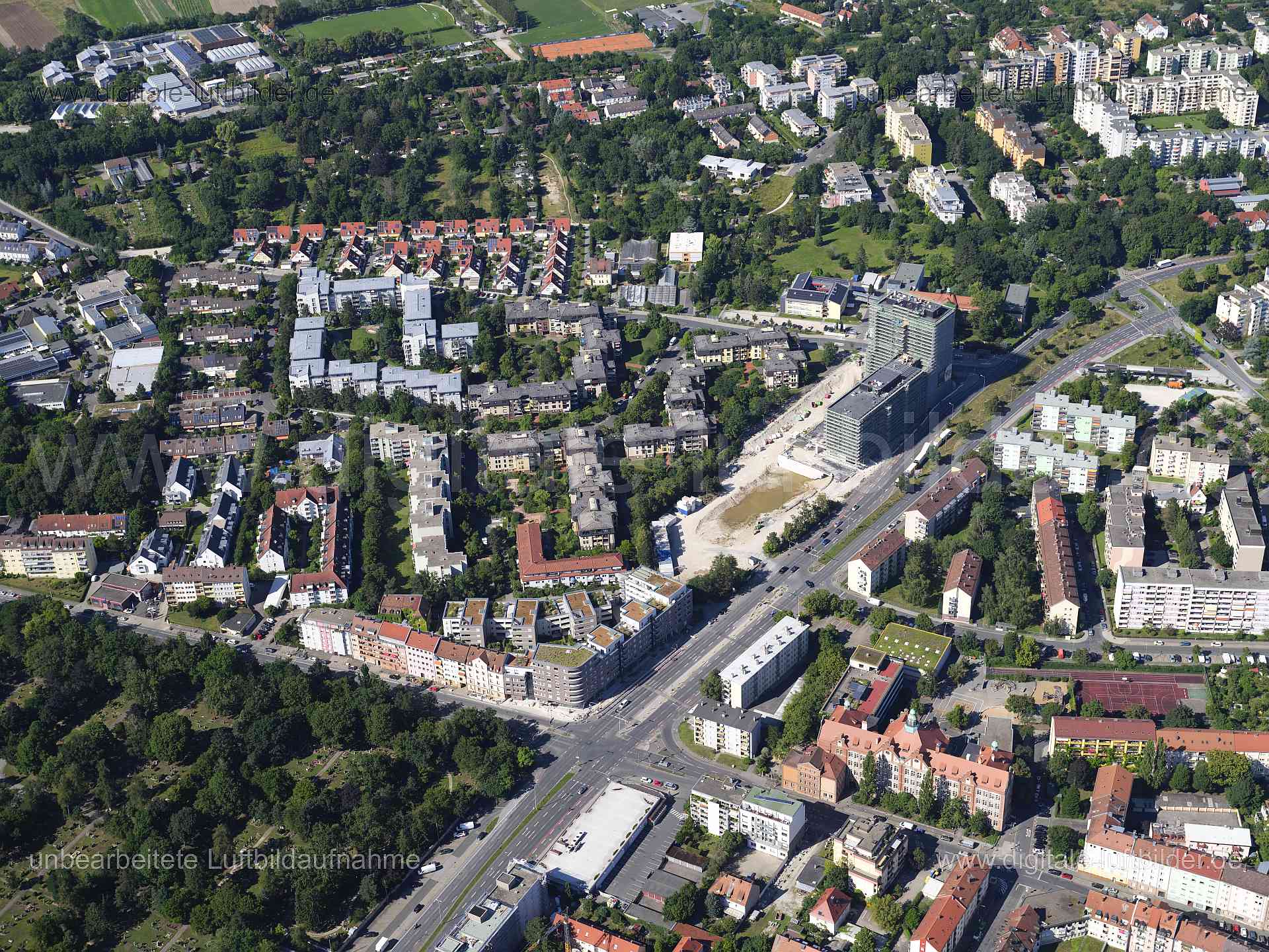 Luftaufnahme Nordwestring in Nürnberg | Mittelfranken, Bayern