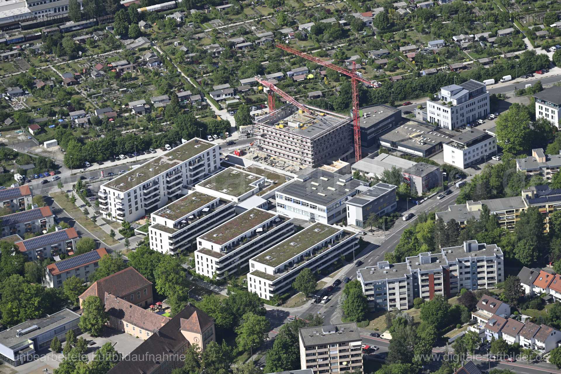 Luftaufnahme Oedenberger Straße in Nürnberg | Mittelfranken, Bayern