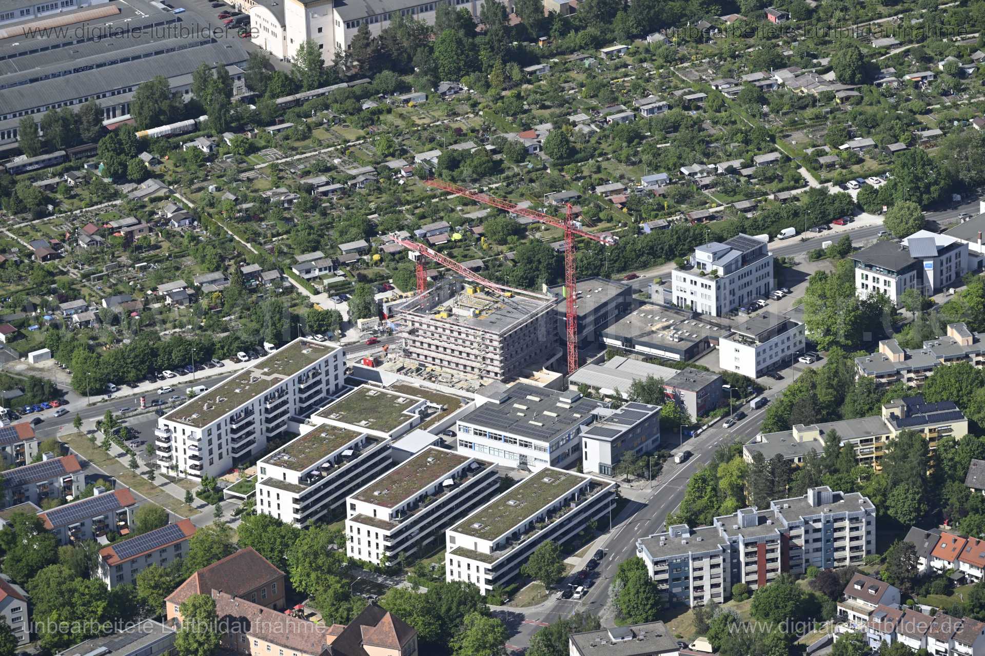 Luftaufnahme Oedenberger Straße in Nürnberg | Mittelfranken, Bayern