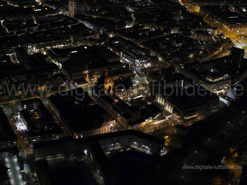 Luftaufnahme Opernhaus in Nürnberg | Mittelfranken, Bayern