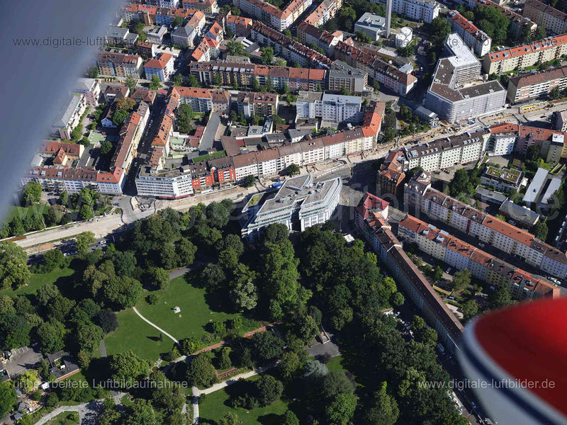 Luftaufnahme Parkside in Nürnberg | Mittelfranken, Bayern
