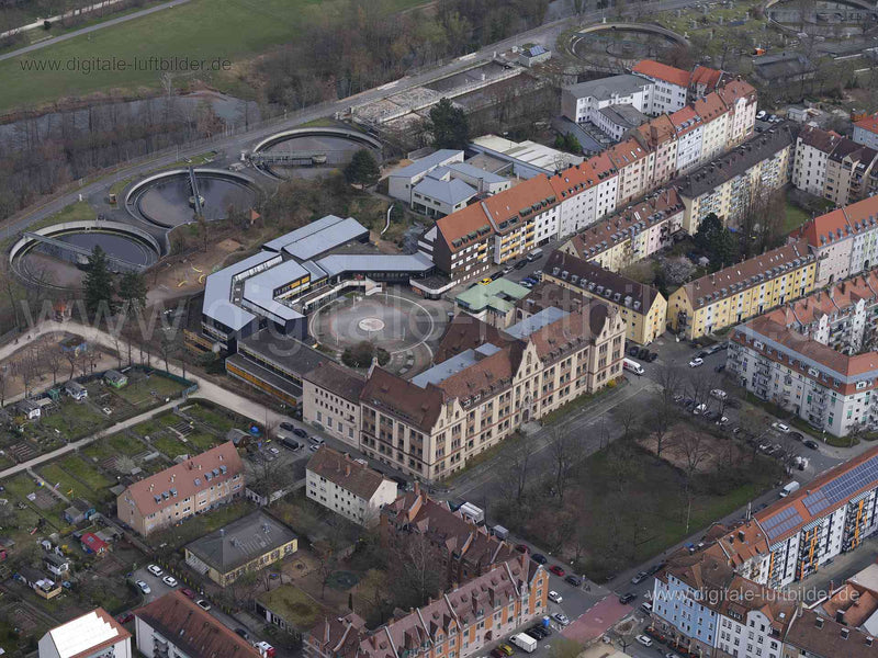 Luftaufnahme Paul-Ritter-Förderschule in Nürnberg | Mittelfranken, Bayern