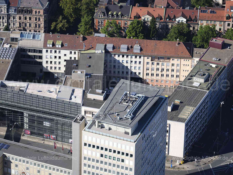 Luftaufnahme Plärrer in Nürnberg | Mittelfranken, Bayern