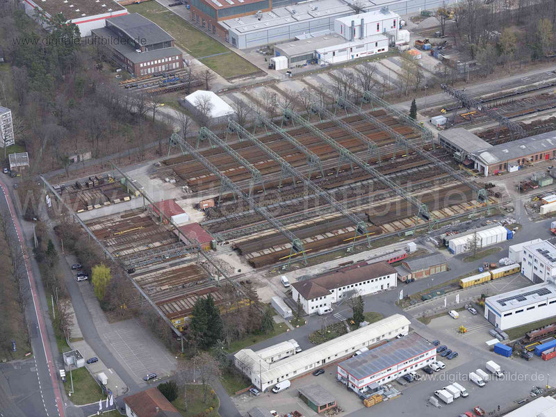Luftaufnahme Rangierbahnhof in Nürnberg | Mittelfranken, Bayern