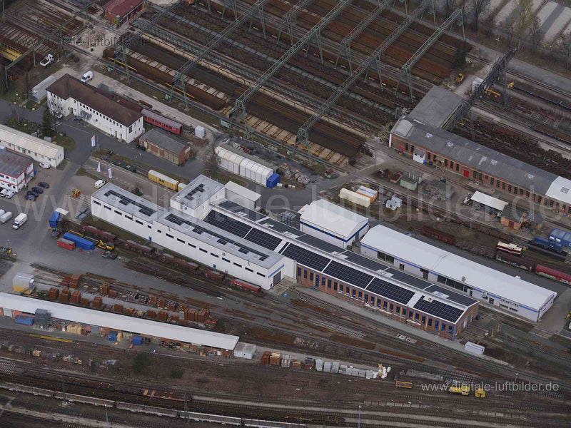 Luftaufnahme Rangierbahnhof in Nürnberg | Mittelfranken, Bayern