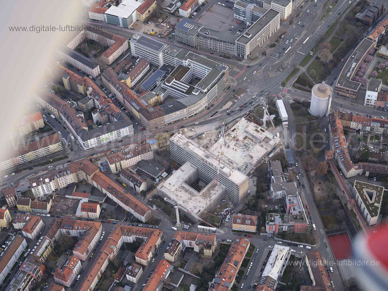 Luftaufnahme Rathenauplatz in Nürnberg | Mittelfranken, Bayern