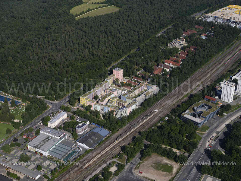 Luftaufnahme Regenburger Viertel in Nürnberg | Mittelfranken, Bayern