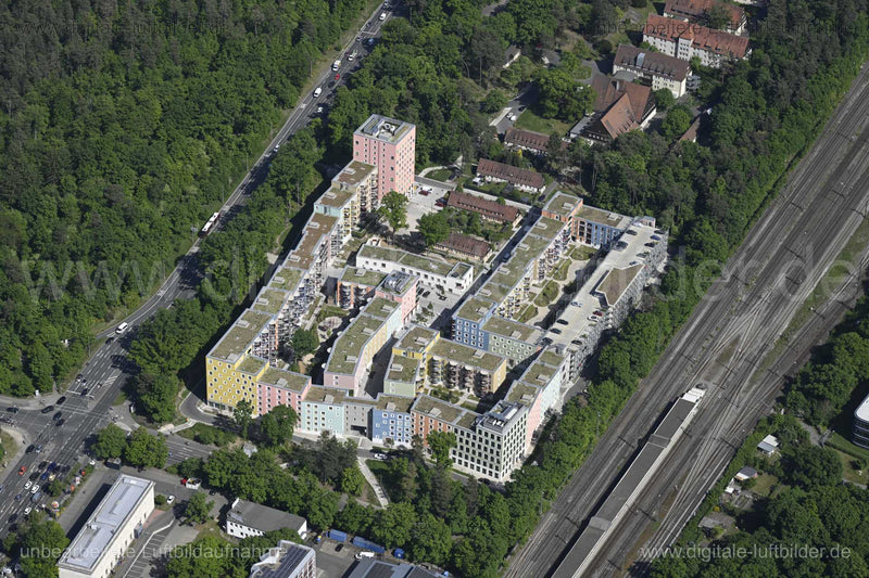 Luftaufnahme Regensburger Viertel in Nürnberg | Mittelfranken, Bayern