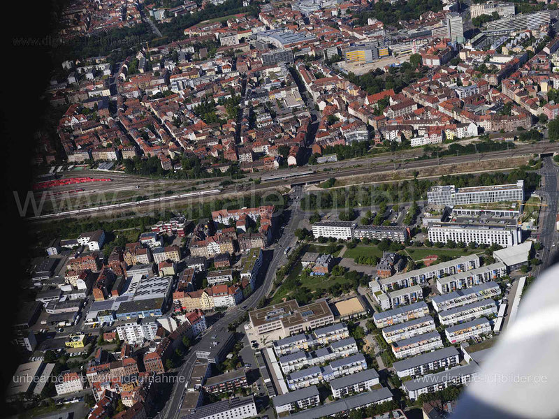Luftaufnahme Rothenburger Straße in Nürnberg | Mittelfranken, Bayern