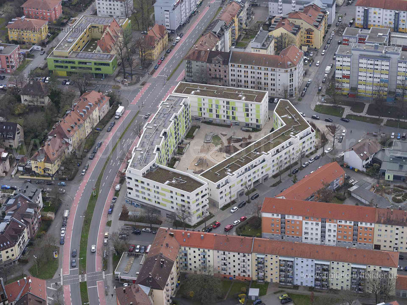 Luftaufnahme Schillingstraße in Nürnberg | Mittelfranken, Bayern