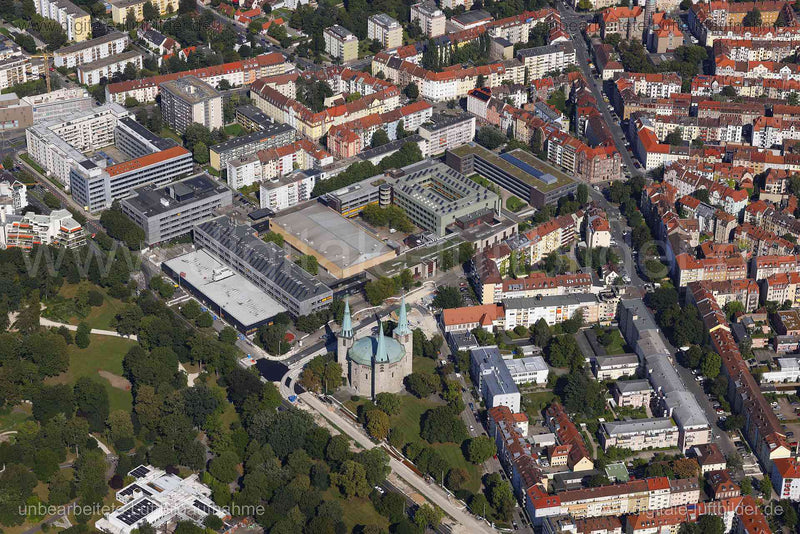 Luftaufnahme Schoppershof in Nürnberg | Mittelfranken, Bayern