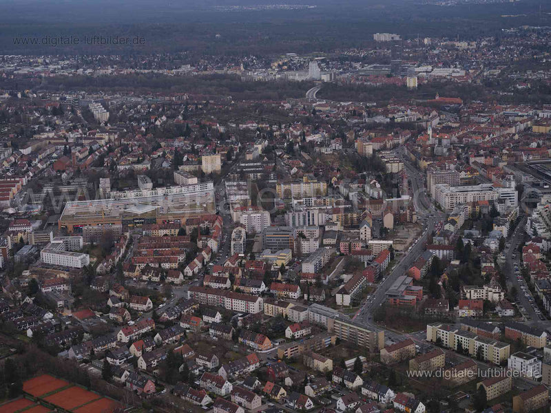 Luftaufnahme Schoppershof in Nürnberg | Mittelfranken, Bayern