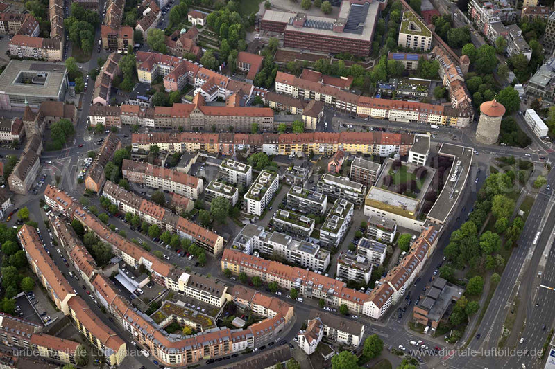 Luftaufnahme Sebalder Höfe in Nürnberg | Mittelfranken, Bayern