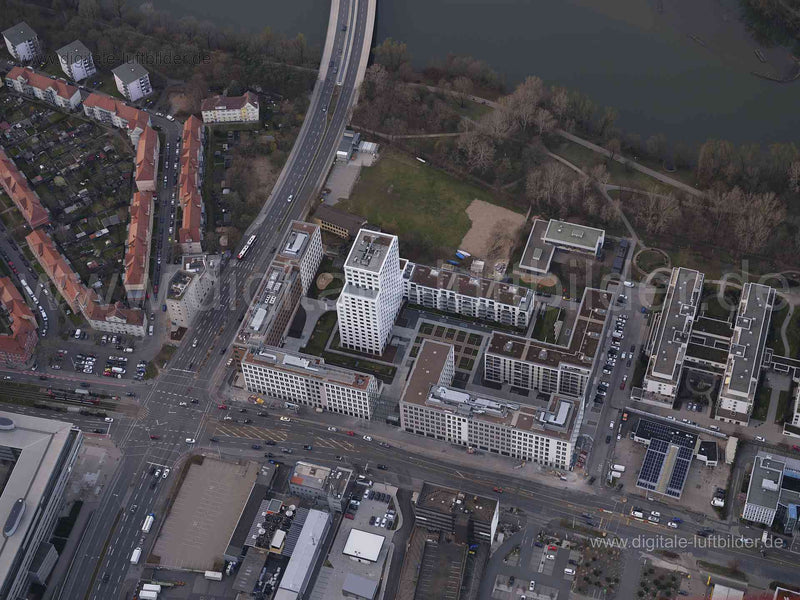 Luftaufnahme Seetor City Campus in Nürnberg | Mittelfranken, Bayern