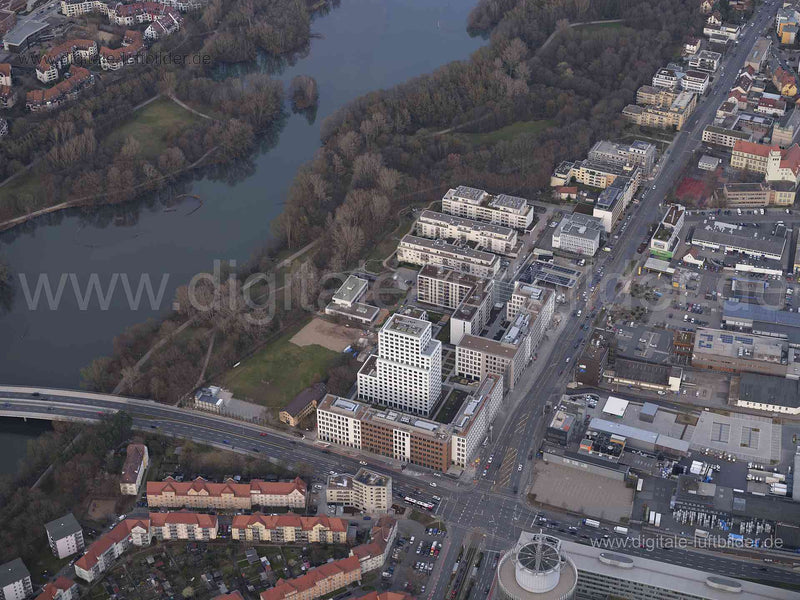 Luftaufnahme Seetor City Campus in Nürnberg | Mittelfranken, Bayern