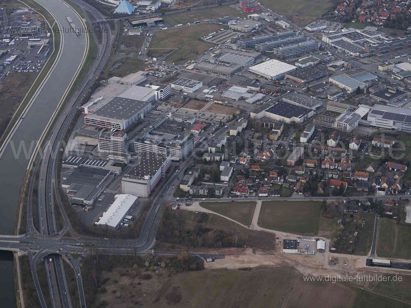Luftaufnahme Sigmundstraße in Nürnberg | Mittelfranken, Bayern