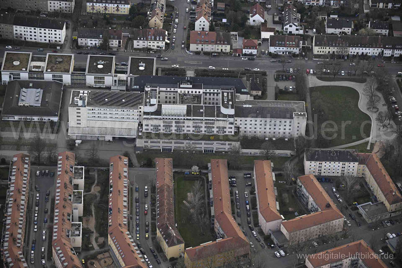 Luftaufnahme St. Theresien-Krankenhaus in Nürnberg | Mittelfranken, Bayern