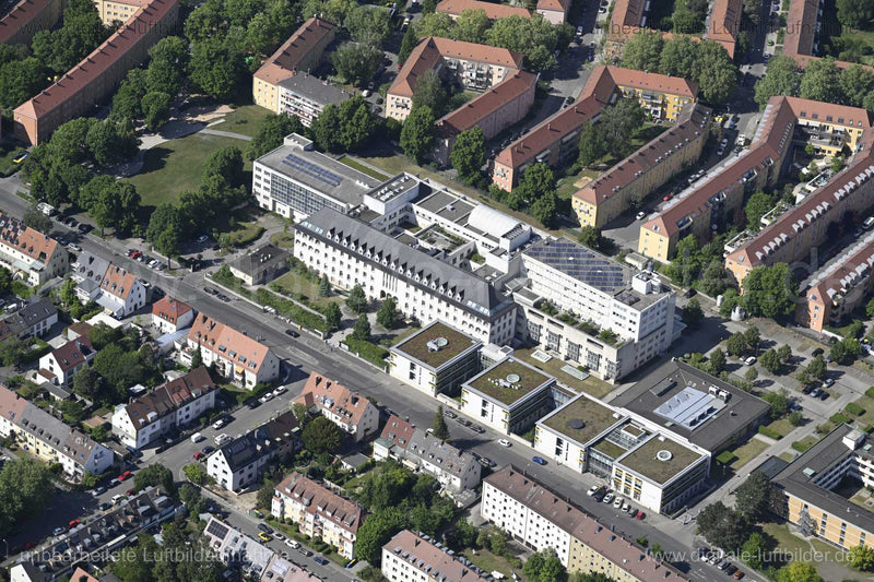 Luftaufnahme St. Theresien Krankenhaus in Nürnberg | Mittelfranken, Bayern