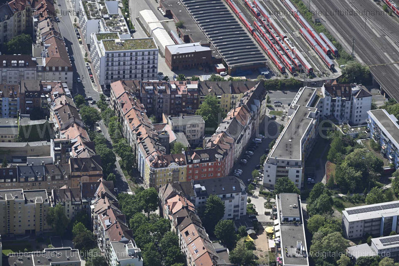 Luftaufnahme Stephanstraße in Nürnberg | Mittelfranken, Bayern
