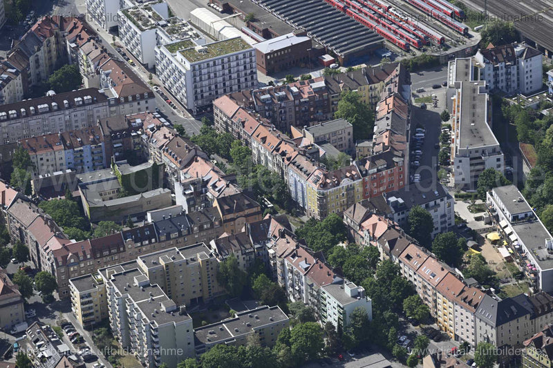 Luftaufnahme Stephanstraße in Nürnberg | Mittelfranken, Bayern