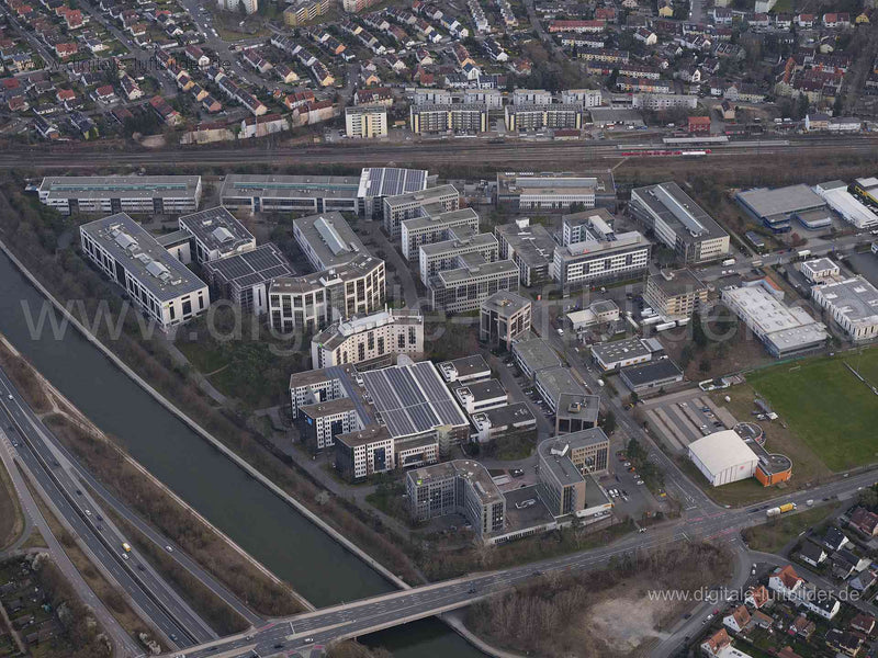 Luftaufnahme Südwestpark in Nürnberg | Mittelfranken, Bayern