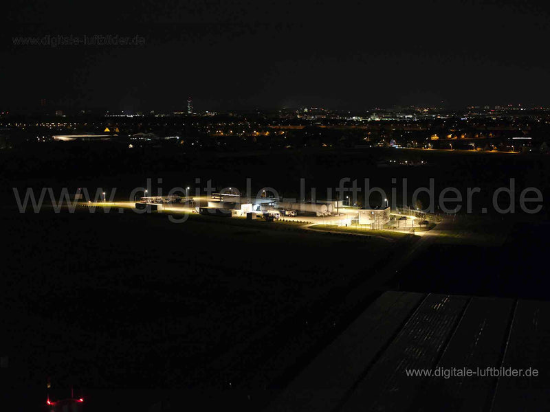 Luftaufnahme Tanklager Albrecht-Dürer-Airport in Nürnberg | Mittelfranken, Bayern