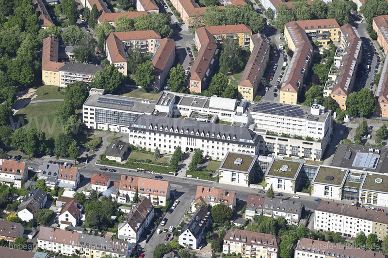 Luftaufnahme Theresien-Krankenhaus in Nürnberg | Mittelfranken, Bayern