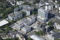 Titel: Thon Plaza, Bildnummer: n571840, Ort / Stadt: Nürnberg, (Land)Kreis: kreisfreie Stadt Nürnberg, Regierungsbezirk: Mittelfranken, Bundesland: Bayern, Aufnahmedatum: 14.05.2025, Schlagwörter: Deutschland, 90425, Erlanger Straße, Forchheimer Straße, Kilianstraße, Nürnberg, Pretzfelder Straße, Äußere Bucher Straße, Thon Plaza, The One, Neubau, Hochhaus, Thon, Sontowski & Partner, Köster Bau, Thon, Hochhaus, Monat: Mai, Jahreszeit: Sommer, Tageszeit: Nachmittag, Jahr: 2025, Flug ID: 20250514, 